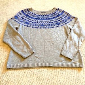 Talbots Fair Isle Sweater